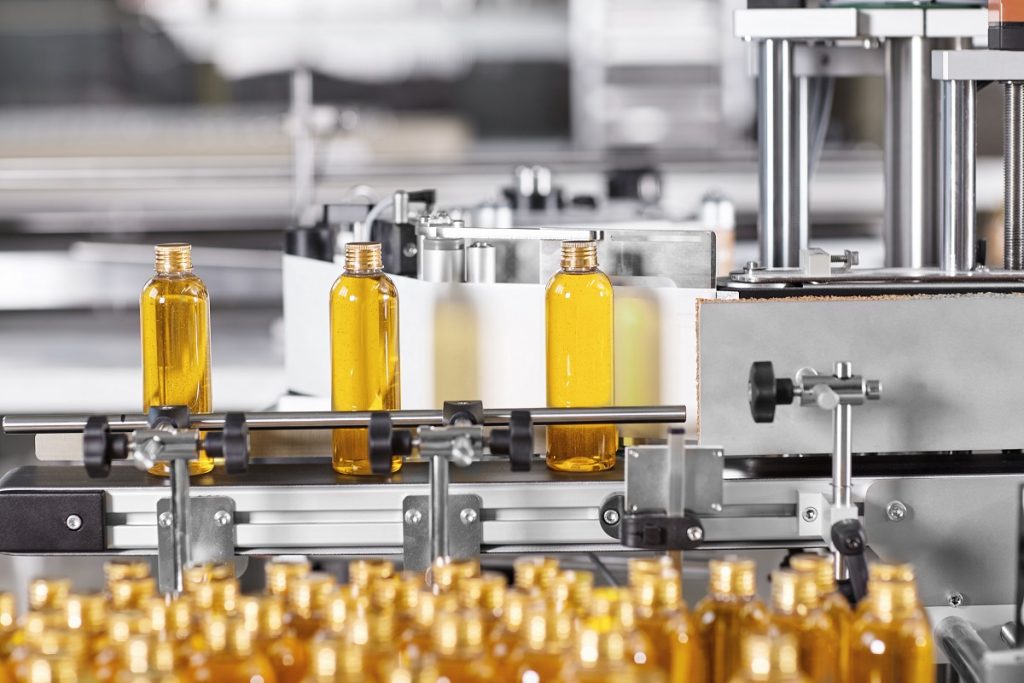 liquid manufacturing industry concept